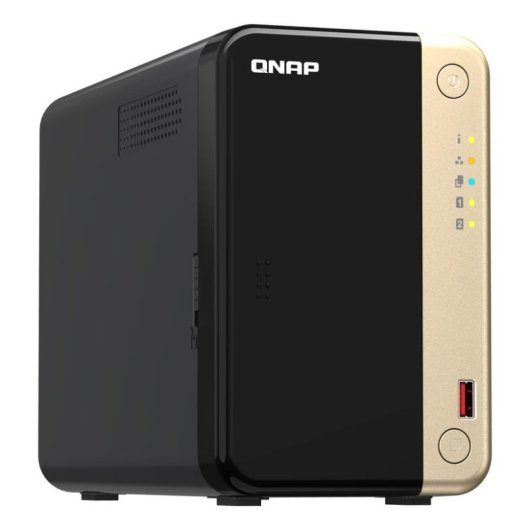 Servidor NAS QNAP TS-264 Torre Intel Celeron N5095 8GB DDR4 2 Bahías 2.5GbE M.2 PCIe HDMI