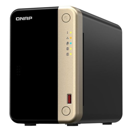 Servidor NAS QNAP TS-264 Torre Intel Celeron N5095 8GB DDR4 2 Bahías 2.5GbE M.2 PCIe HDMI