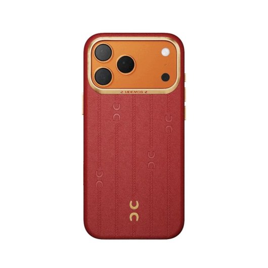 Udemos Compatible Con Iphone 17 Pro Max Funda Magnética Wind, Roja