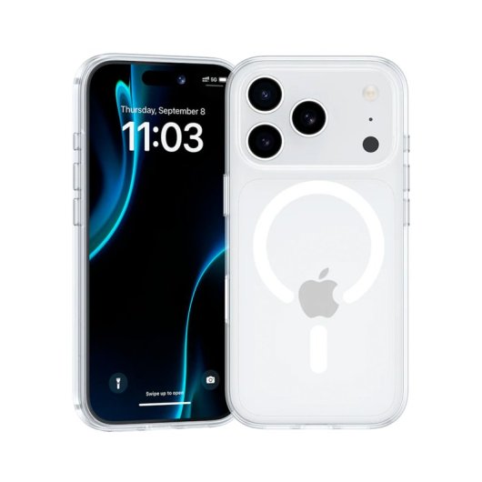 Benks Funda Magnética De Cristal Iphone 17 Pro Transparente