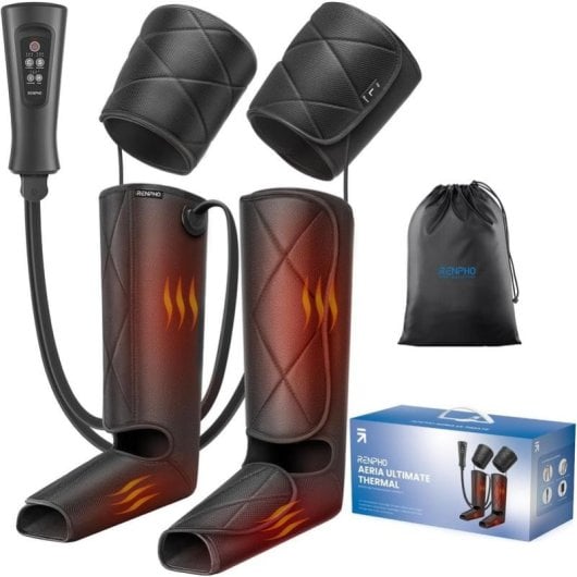 Masajeador de Piernas Renpho Aeria Ultimate Thermal 2 ALM079H Negro