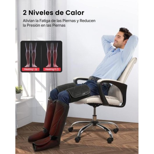 Masajeador de Piernas Renpho Aeria Ultimate Thermal 2 ALM079H Negro
