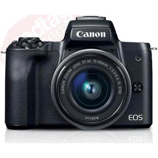Caméra Mirrorless Canon EOS M50 24.1MP 6000x4000 15-45mm WiFi Bluetooth
