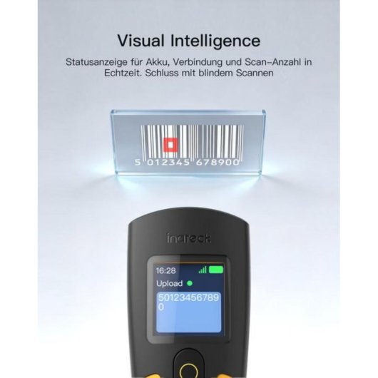 Escáner de códigos de barras Inateck N6015 Bluetooth USB 1D 2D 40 m