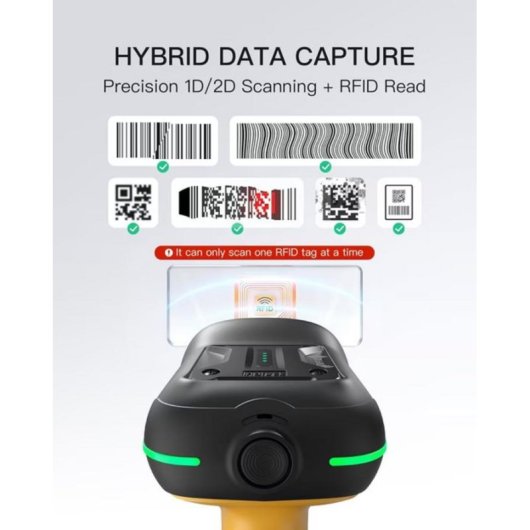 Escáner de código de barras Inateck BCST-75X Bluetooth USB 1D 2D