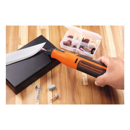 Multiherramienta Rotativa Black & Decker BCRT8IK-XJ 7,2 V Li-Ion 52 accesorios