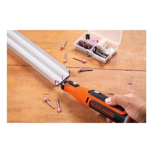 Multiherramienta Rotativa Black & Decker BCRT8IK-XJ 7,2 V Li-Ion 52 accesorios
