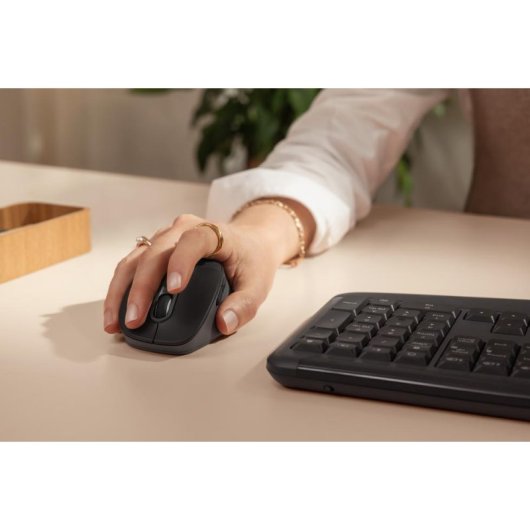 Maus Logitech M850 L Bluetooth 4000 DPI Schwarz Handballenauflage Multigerät