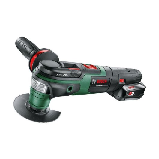 Multiherramienta BOSCH AdvancedMulti 18 0603104001 Batería