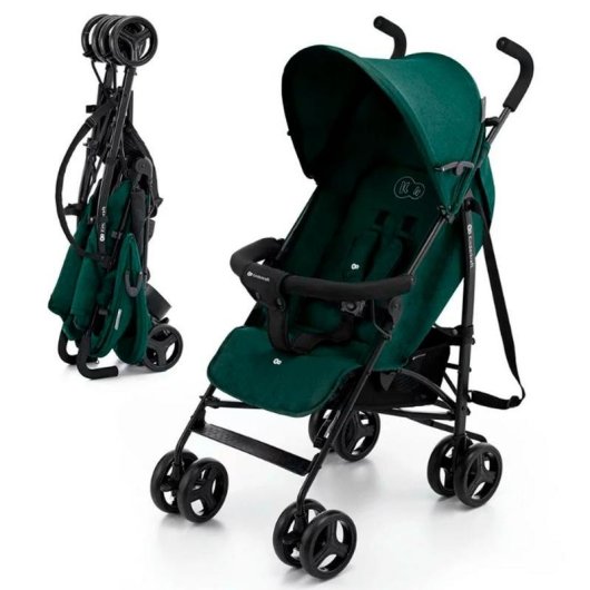 Silla de paseo Kinderkraft TIK Ligera Plegable Verde