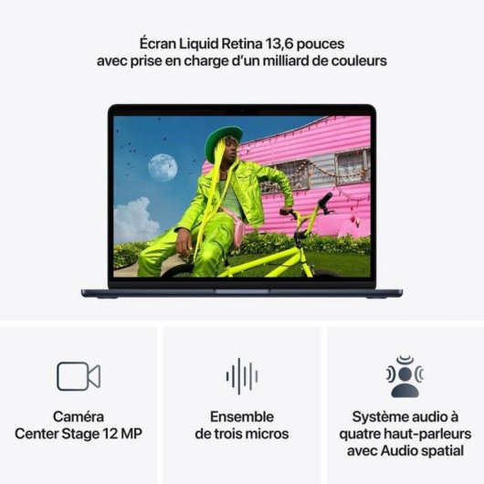 Portátil Apple MacBook Air 13,6" Apple M5 24GB Apple GPU 1TB SSD macOS Tahoe Touch ID