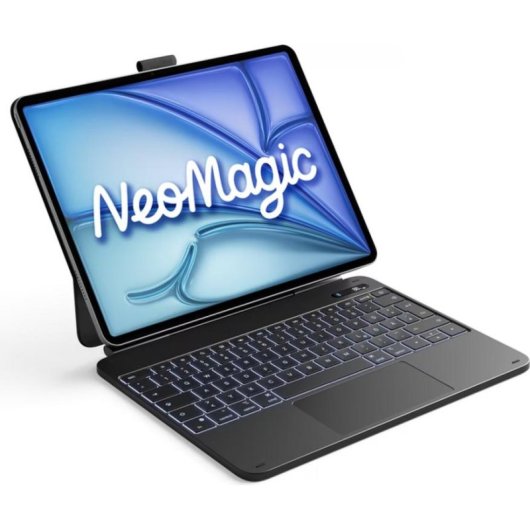 Teclado Inateck N0074 magnético Bluetooth con retroiluminación y touchpad