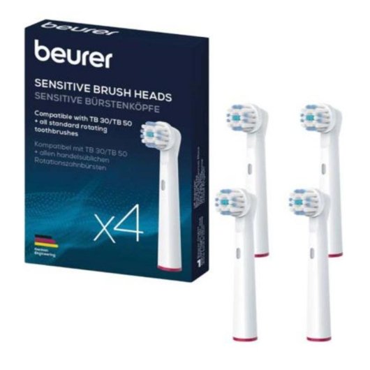 Aufsteckbürste Beurer TB 30 TB 50 4 Einheiten Weiß Kompatibel
