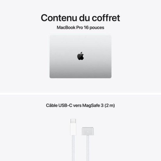 Ordinateur portable Apple MacBook Pro 16,2" Apple M5 Max 36Go 2To SSD macOS Tahoe Apple GPU Écran Liquid Retina