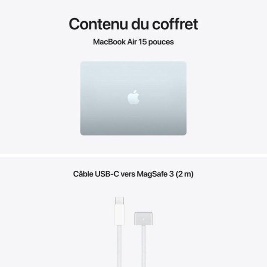 Ordinateur portable Apple MacBook Air 15,3" Apple M5 16GB 1TB SSD Apple GPU macOS Tahoe
