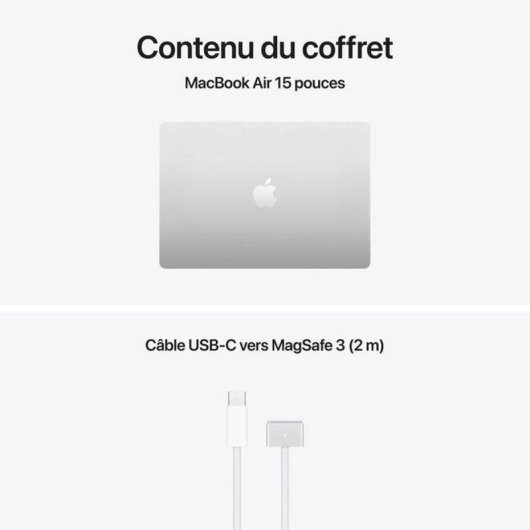 Ordinateur portable Apple MacBook Air 15,3 pouces M5 Apple 16 Go macOS Tahoe 1 To SSD Apple GPU Écran Liquid Retina