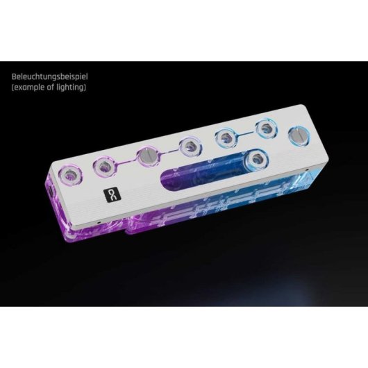 Refrigeración Líquida Alphacool Apex Distro Plate North XL ARGB 290 mm 9 Conexiones