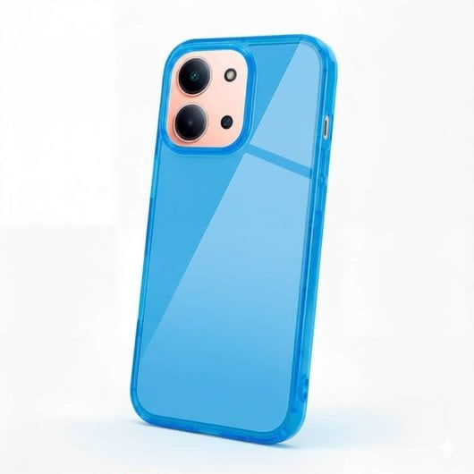 Capa para smartphone Silicone Flexível Antiderrapante Antichoque para Xiaomi Redmi 15c