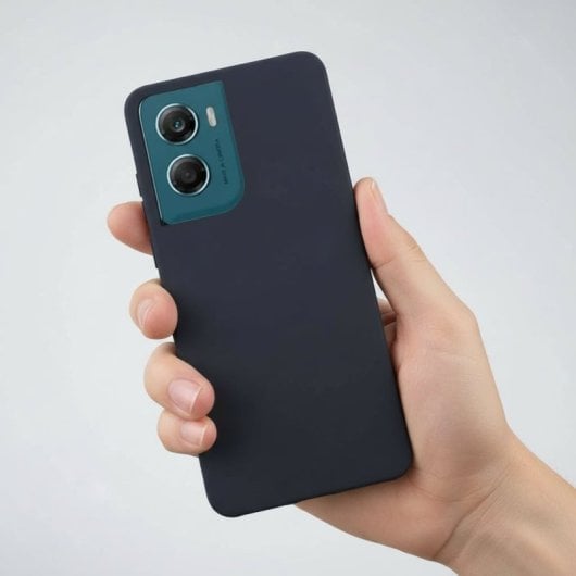Capa para smartphone Silicone Flexível Antiderrapante Antichoque para Motorola Moto G06