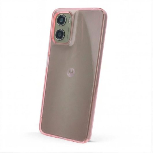Capa para smartphone Silicone Flexível Antiderrapante Antichoque para Motorola Moto G06
