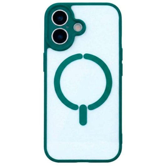 Custodia Bumper MagSafe con Copri Camera Compatibile con iPhone 16 Plus