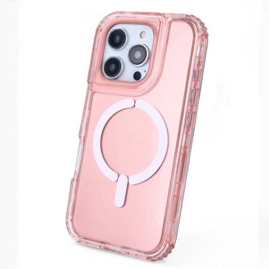 Coque Bumper 3 en 1 Compatible MagSafe Silicone Transparente pour iPhone 13 Pro Max