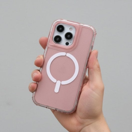 Coque Bumper 3 en 1 Compatible MagSafe Silicone Transparente pour iPhone 13 Pro Max