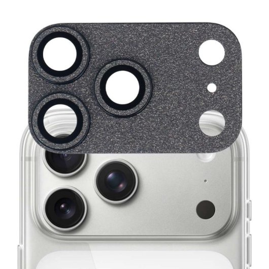 Protector De Cámara Glitter Compatible Con Iphone 17 Pro Max