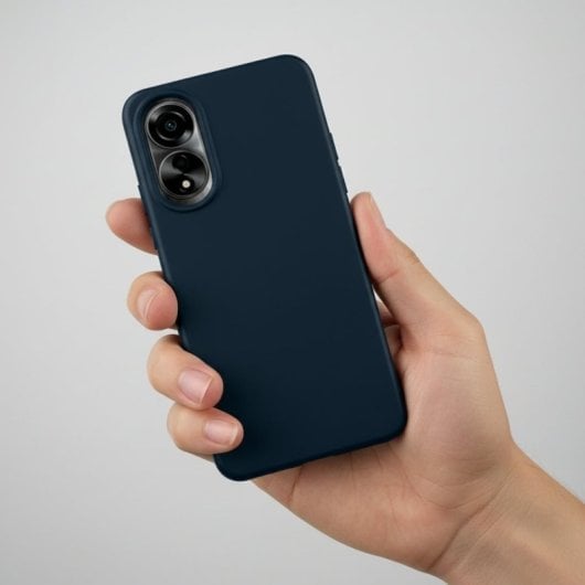 Funda pour smartphone Ultra Douce Silicone Antidérapante Microfibre pour OPPO A17