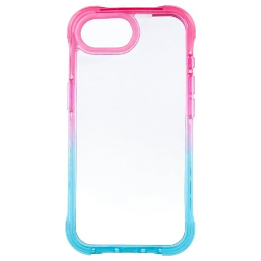 Coque Bumper Renforcée Dégradée Silicone Antichoc Transparente pour iPhone 17e