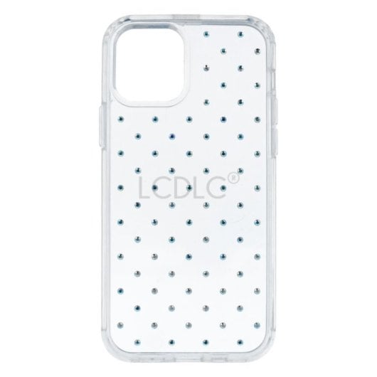 Custodia per smartphone Silicone Trasparente Rinforzata Brillante per iPhone 12 Pro Max