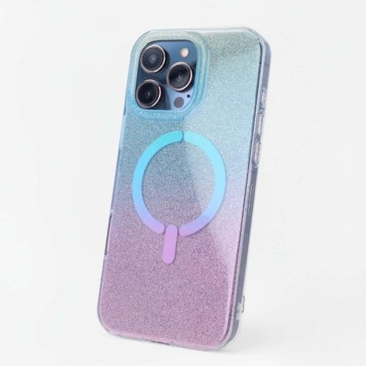 Funda Ring Glitter Compatible Con Magsafe Compatible Con Iphone 16 Pro Max