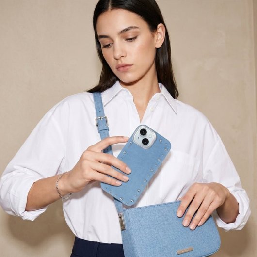 Denim Magbattery Para Iphone 14 Plus