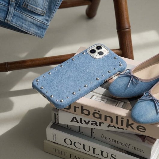Denim Magbattery Para Iphone 12 Pro Max
