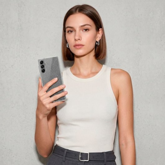 Funda Purpurina Compatible Con Samsung Galaxy A37