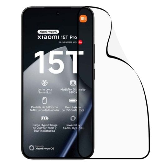 Cristal Templado Completo Irrompible Para Xiaomi 15t Pro