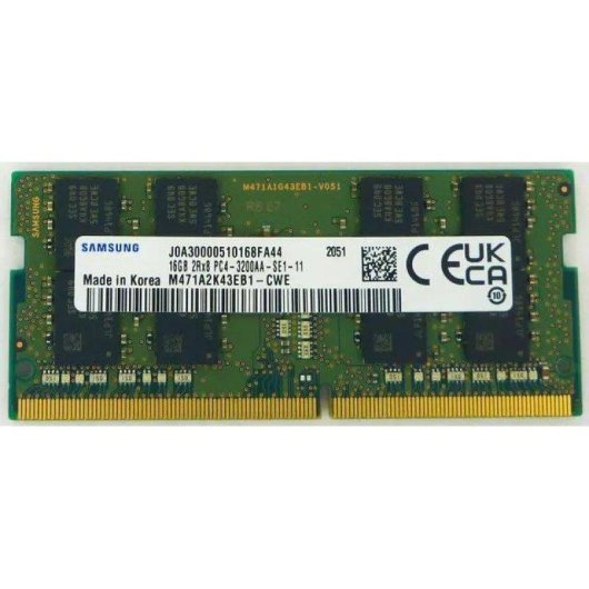 Memoria RAM Samsung M471A2K43EB1-CWE 16GB 1x16GB DDR4 3200MHz CL22 Verde