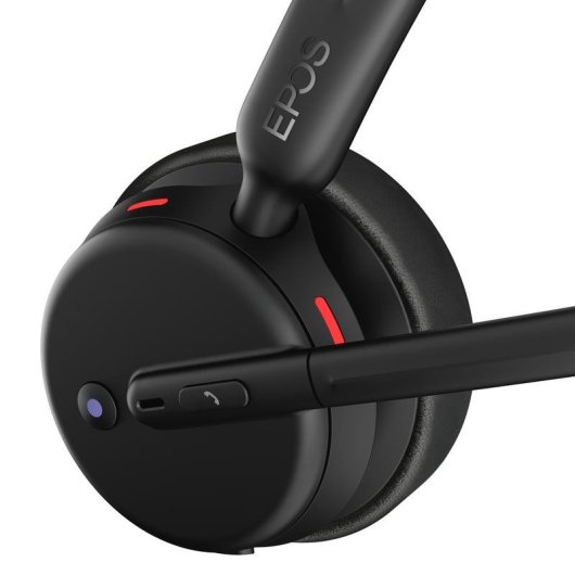 EPOS Impact 500 MS UC kabellose Bluetooth Kopfhörer mit ANC, Mikrofon und USB-C schwarz