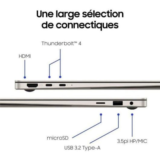 Portátil Samsung Galaxy Book3 Pro 14" Intel Core i7-1360P 16GB 512GB SSD Iris Xe Windows 11 Home