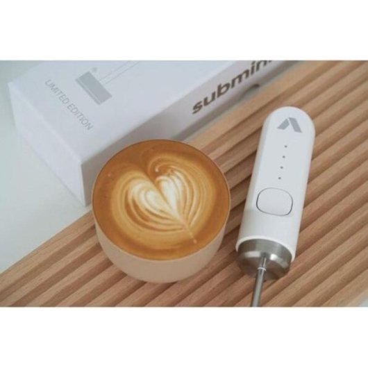 Crémateur de lait Subminimal NanoFoamer Lithium USB-C Acier inoxydable