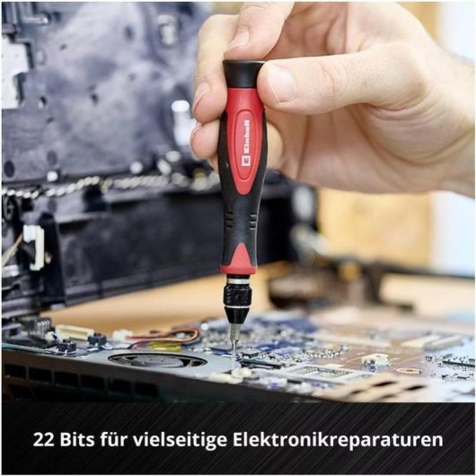 Caja de Herramientas Einhell 153 Piezas E-Case Reparación Electrónica