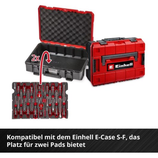 Set di 17 utensili Einhell per custodia attrezzi E-Case S-F