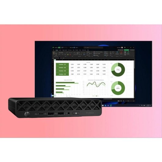 Mini PC HP ProDesk 4 Mini G1i Intel Core Ultra 5 225T/24GB/512GB SSD/Intel Graphics Windows 11 Pro