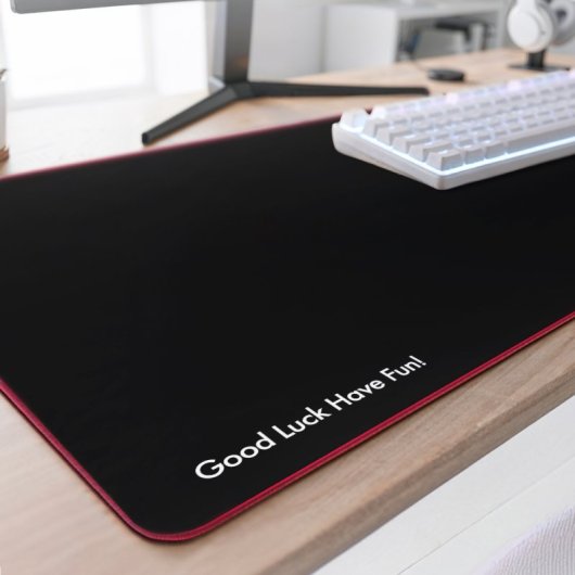 Mauspad Fragon XL Gaming 90 cm Schwarz Rutschfeste Unterseite