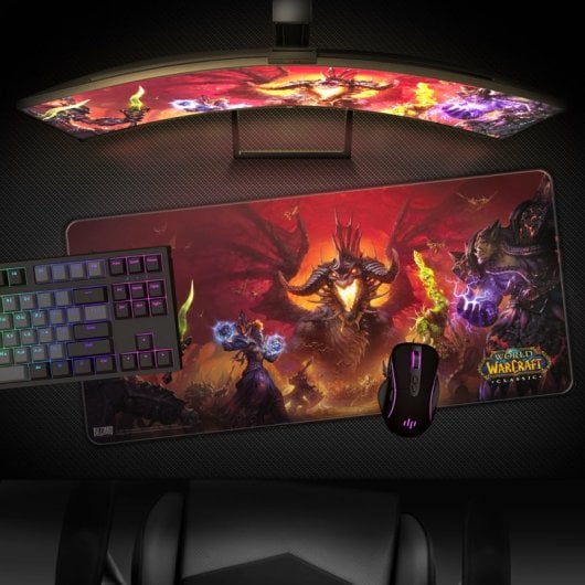 Alfombrilla Gaming World Of Warcraft Classic Onyxia XL 90 cm Alta Precisione