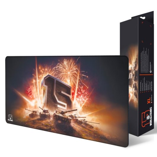 Alfombrilla Gaming World Of Tanks 15th Anniversary XL 90 cm Edição