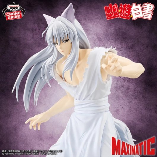 Figura Bandai Yu Yu Hakusho Maximatic Youko Kurama PVC da Collezione