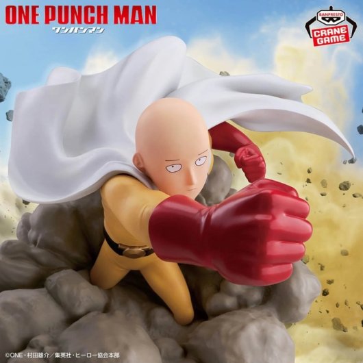 Figura Diorama Bandai One Punch Man Saitama PVC 1/8 Base Urbana