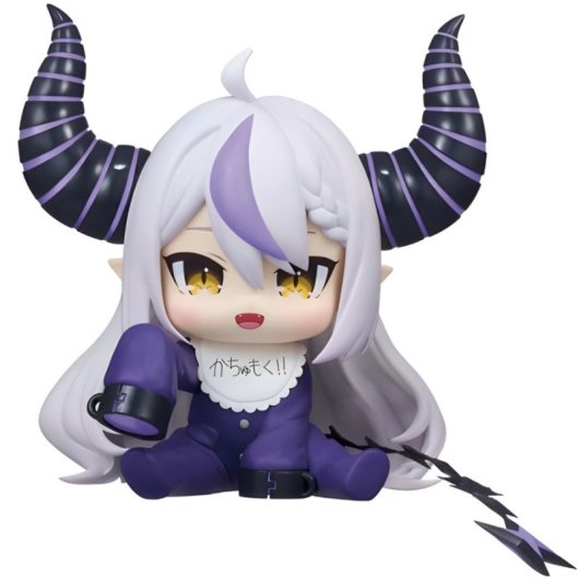 Figura Bandai Hololive If Holobabies La+ Darknesss PVC Base Decorativa