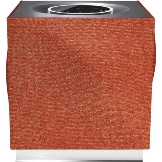 Altavoces Naim Mu-so Qb 2ª Generación con rejilla en terracota elegante